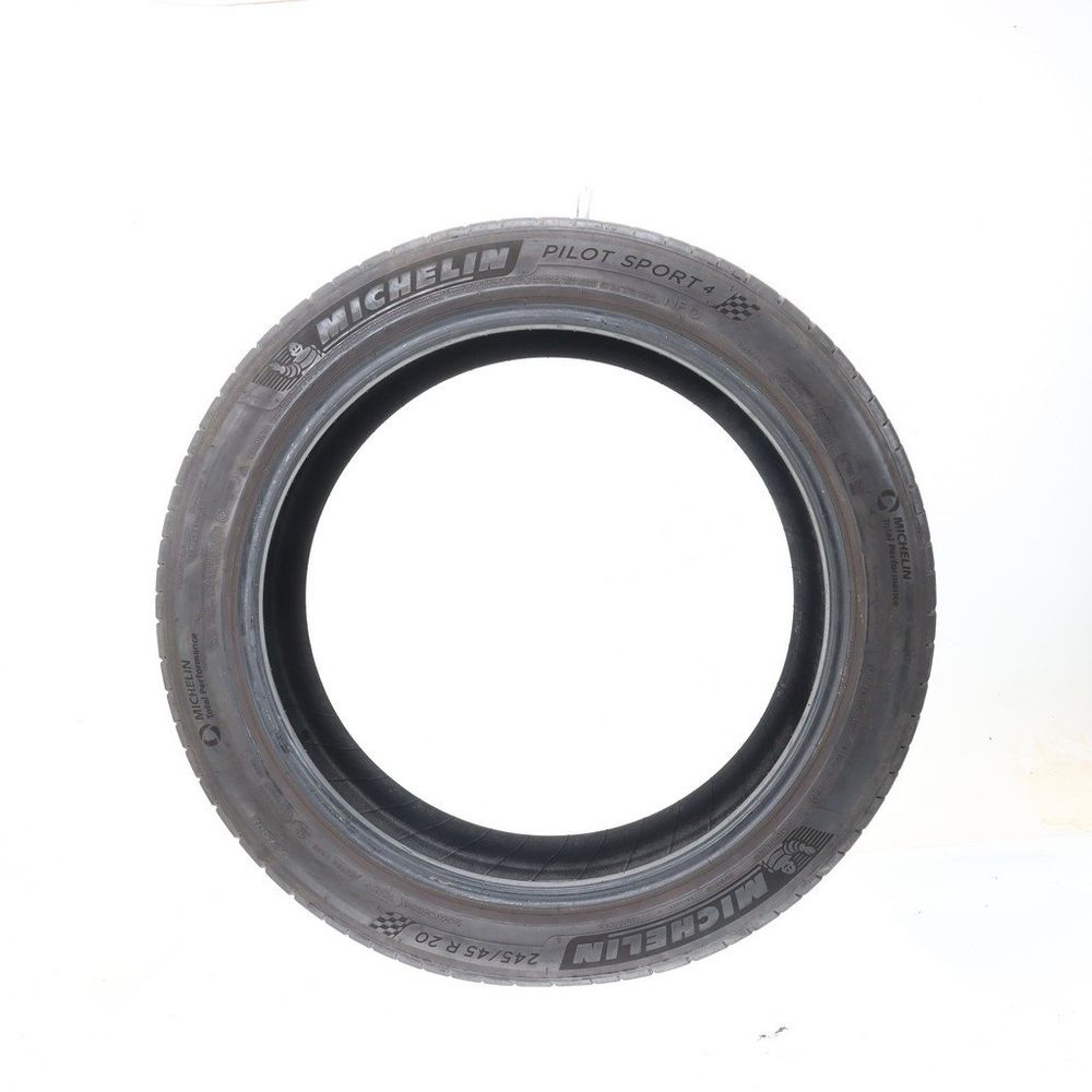 Set of (2) Used 245/45R20 Michelin Pilot Sport 4 NFO 103Y - 6.5-7.5/32 - Image 6