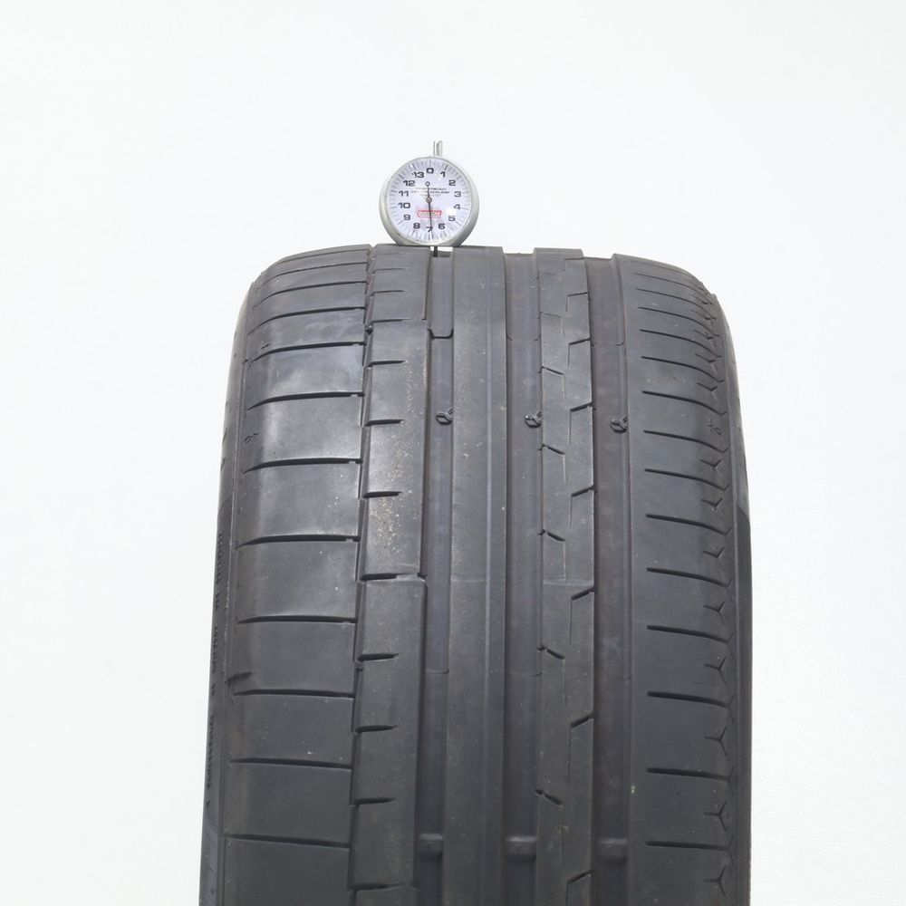 Set of (2) Used 255/40ZR21 Continental SportContact 6 R01 102Y - 6.5-7.5/32 - Image 2