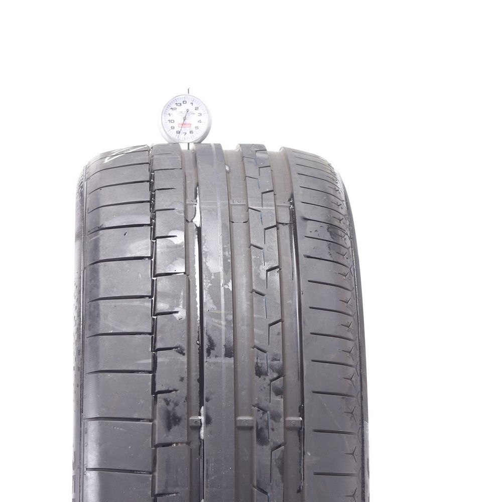Set of (2) Used 255/40ZR21 Continental SportContact 6 R01 102Y - 6.5-7.5/32 - Image 5
