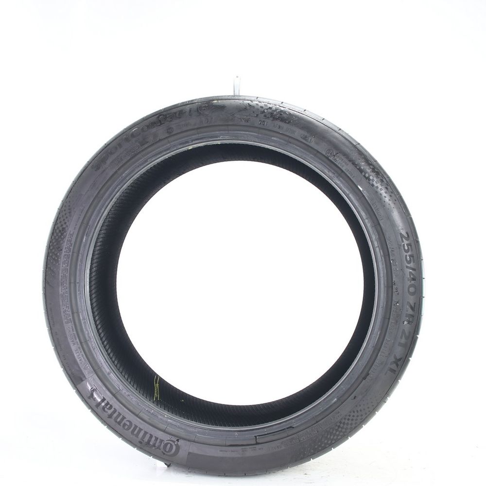 Set of (2) Used 255/40ZR21 Continental SportContact 6 R01 102Y - 6.5-7.5/32 - Image 6