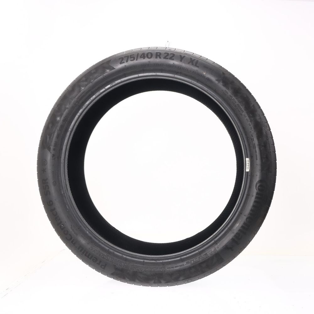 Set of (2) Used 275/40R22 Continental PremiumContact 6 SSR 107Y - 6.5-7.5/32 - Image 3