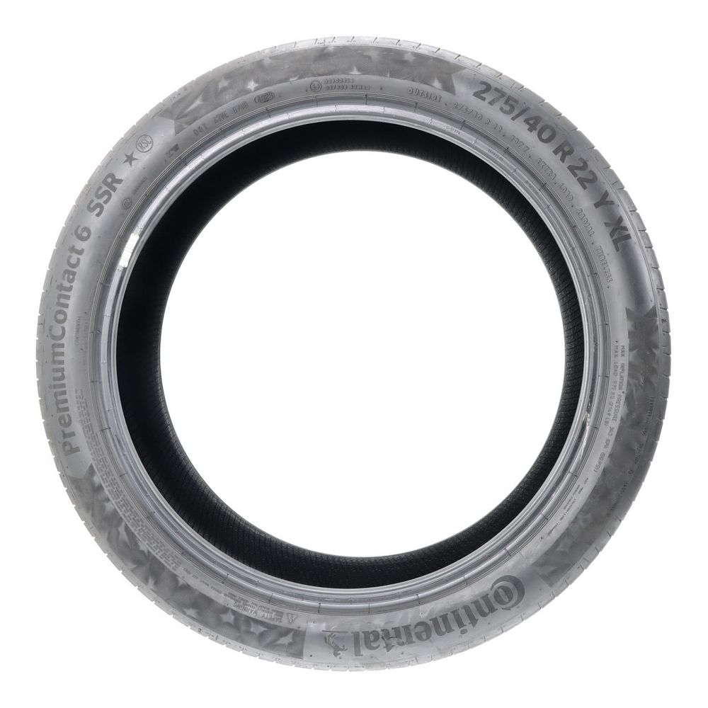 Set of (2) Used 275/40R22 Continental PremiumContact 6 SSR 107Y - 6.5-7.5/32 - Image 6