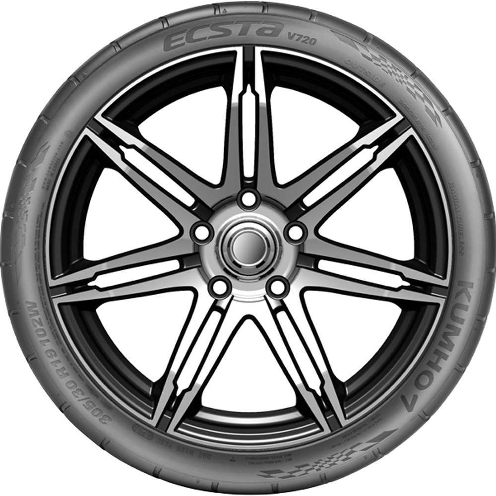 Set of (2) New P 355/30ZR19 Kumho Ecsta V720 ACR 99Y - Image 2