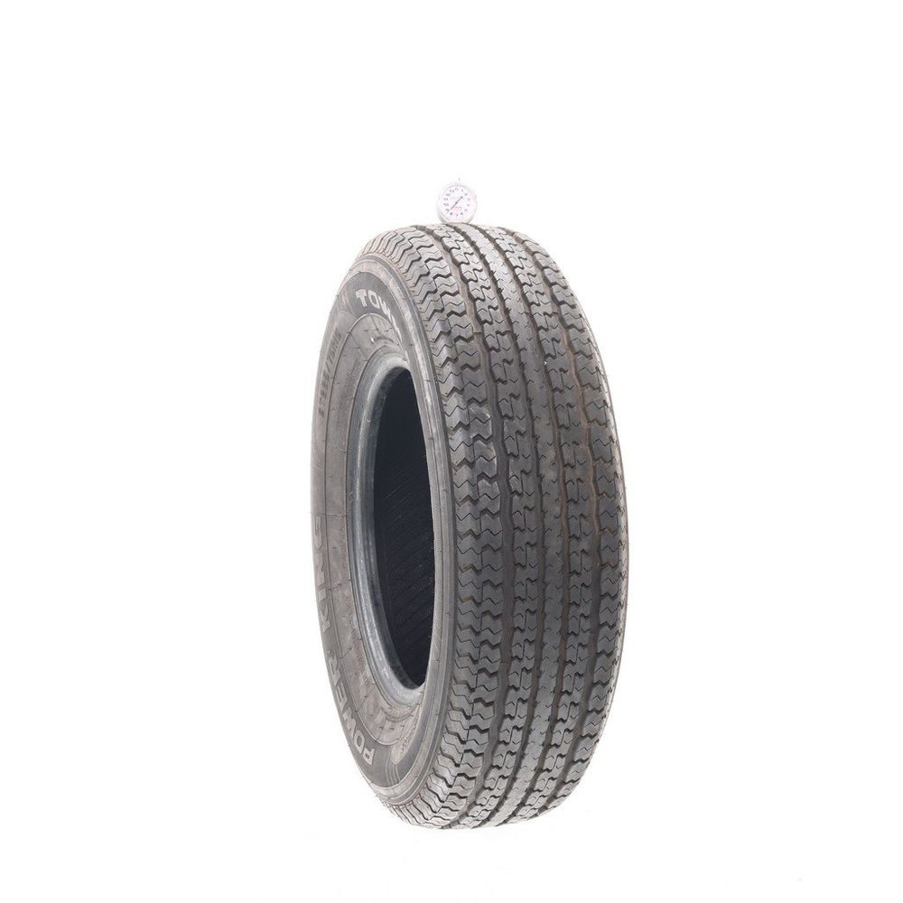 Set of (4) Used ST 225/75R15 Power King Towmax STR II 117/112L E - 7.5-8.5/32 - Image 4