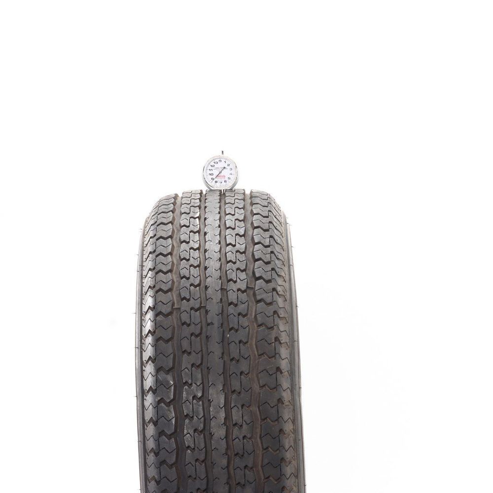 Set of (4) Used ST 225/75R15 Power King Towmax STR II 117/112L E - 7.5-8.5/32 - Image 5