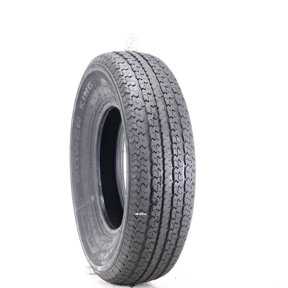 Set of (2) Used ST 225/75R15 Power King Towmax STR II 117/112L E - 8-8.5/32 - Image 1