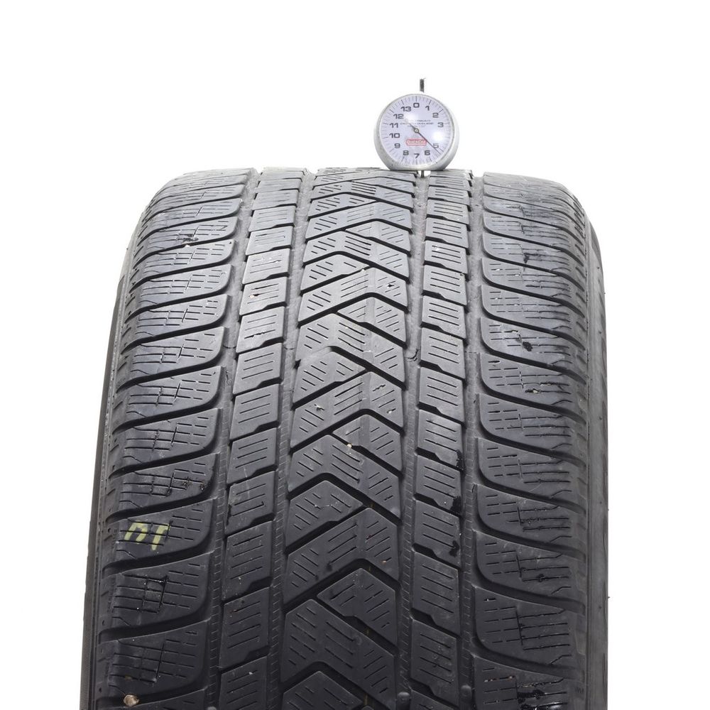 Set of (2) Used 285/40R21 Pirelli Scorpion Winter 109V - 5-6/32 - Image 2