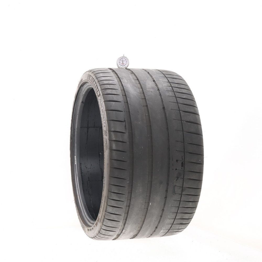 Set of (2) Used 345/25ZR21 Michelin Pilot Sport 4 S ZP 104Y - 6.5-7/32 - Image 1