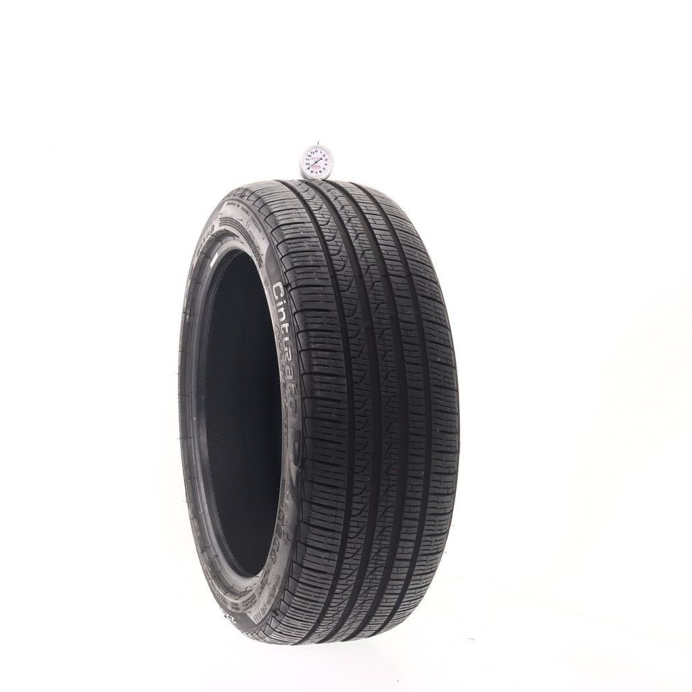 Set of (2) Used P 225/45R18 Pirelli Cinturato P7 Run Flat 91V - 9/32 - Image 1