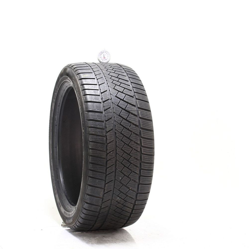Set of (2) Used 255/40R18 Continental ContiWinterContact TS830P 99V - 6.5/32 - Image 1