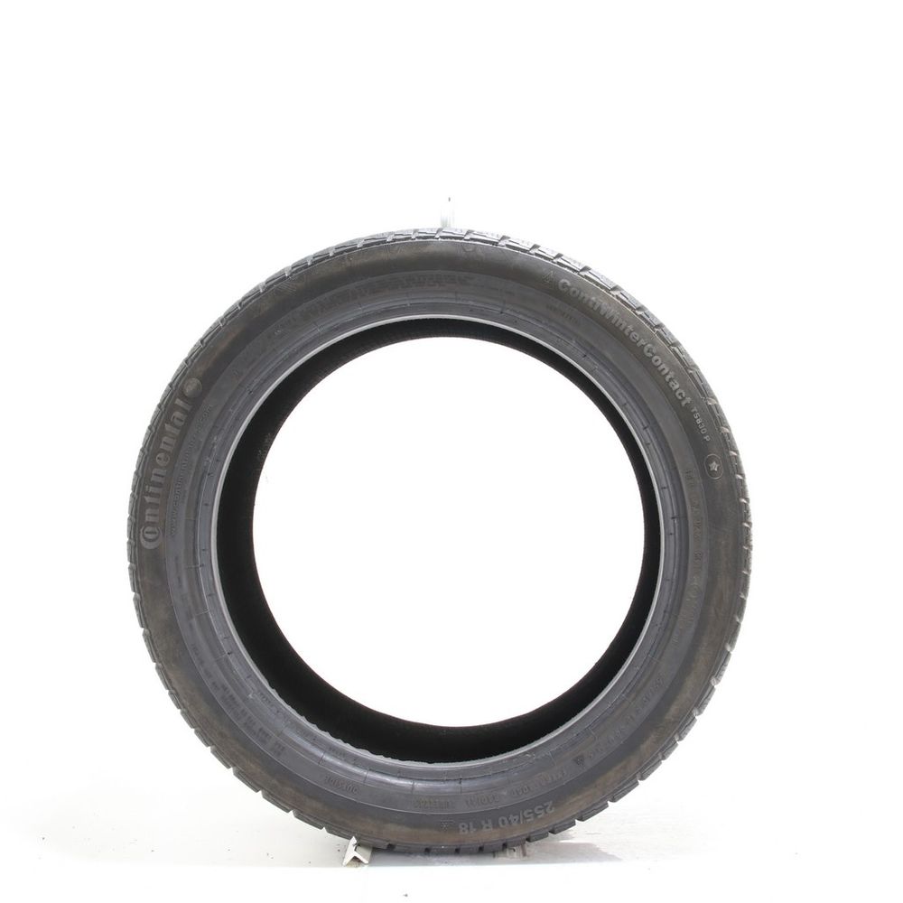 Set of (2) Used 255/40R18 Continental ContiWinterContact TS830P 99V - 6.5/32 - Image 3