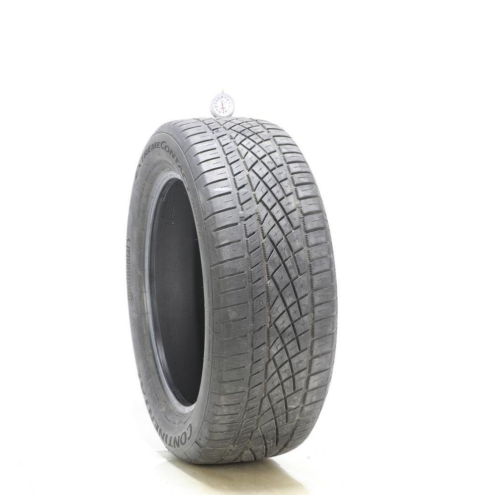 Set of (2) Used 235/55ZR18 Continental ExtremeContact DWS06 100W - 6.5-7/32 - Image 1