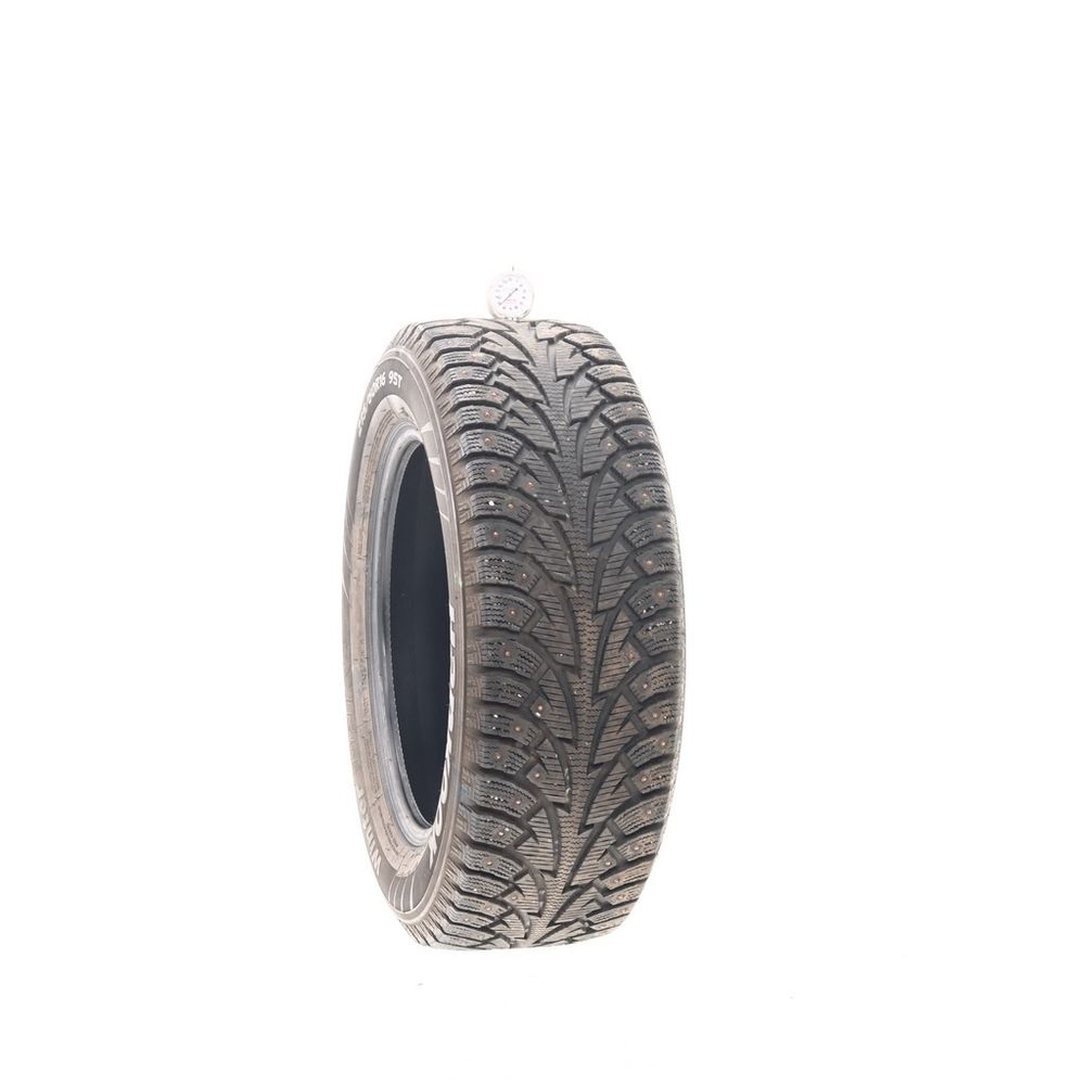 Set of (2) Used 215/60R16 Hankook Winter i*Pike (W409) Studded 95T - 7.5-8.5/32 - Image 4