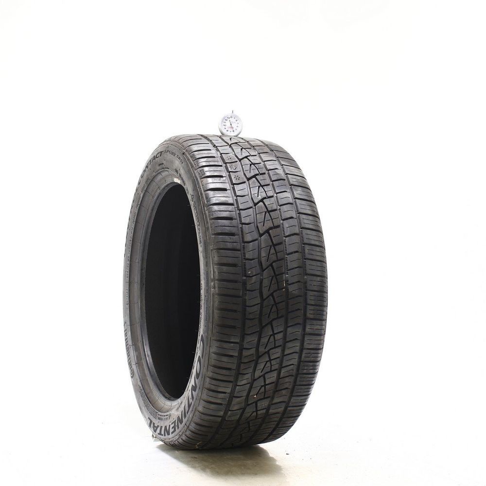 Set of (2) Used 245/45ZR18 Continental ControlContact Sport SRS Plus 100Y - 6-7.5/32 - Image 1