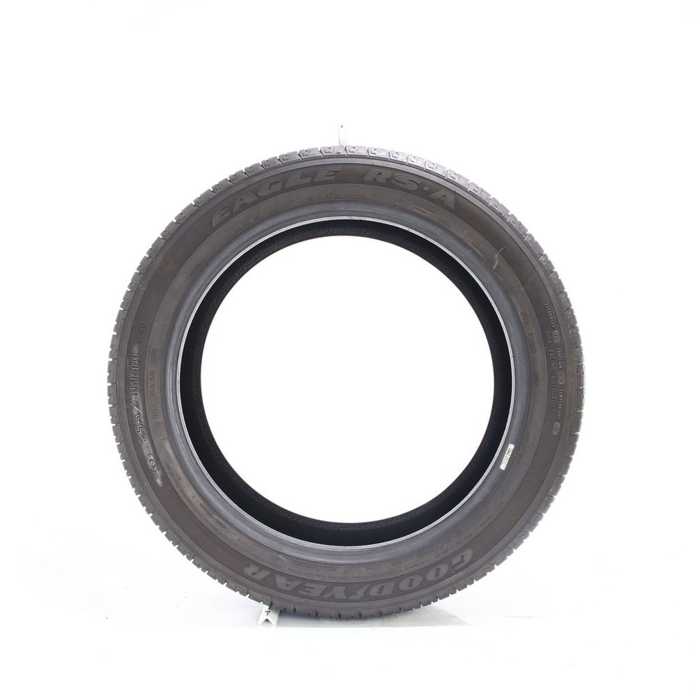 Set of (2) Used 255/45R19 Goodyear Eagle RS-A 100V - 8-8.5/32 - Image 3