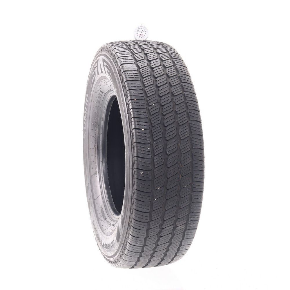 Set of (2) Used LT 245/75R16 Kumho Crugen HT51 120/116Q E - 7.5-8/32 - Image 4