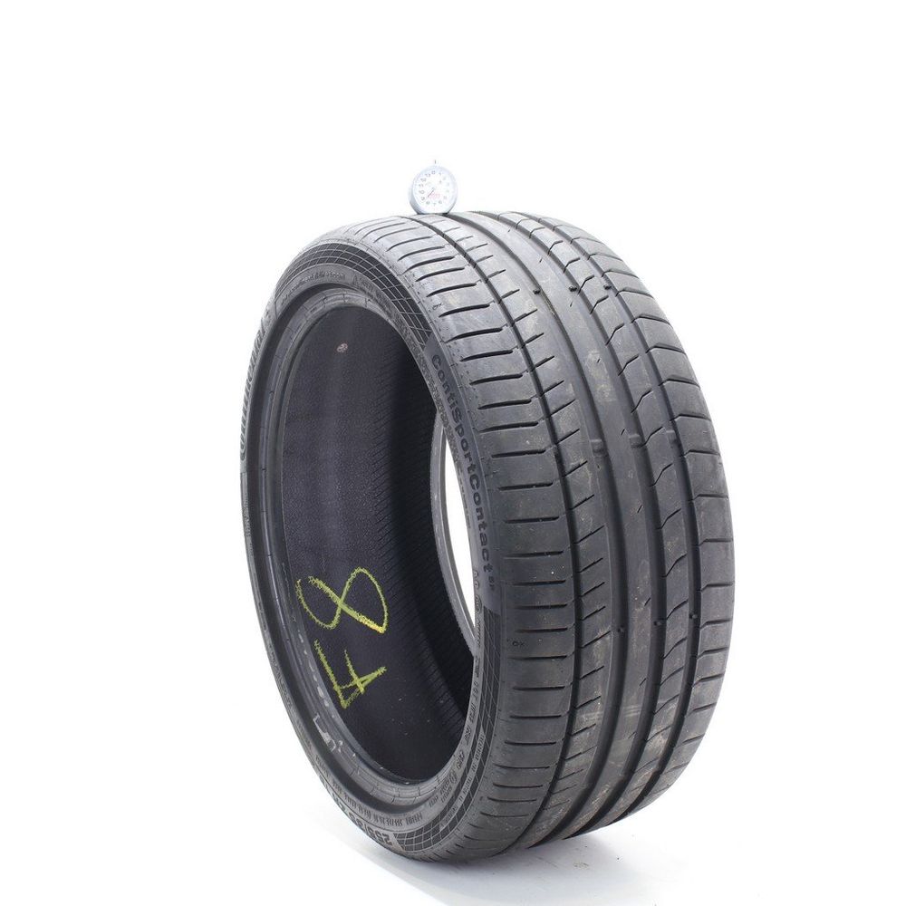 Used 255/35ZR19 Continental ContiSportContact 5P AO 96Y - 8.5/32 - Image 1
