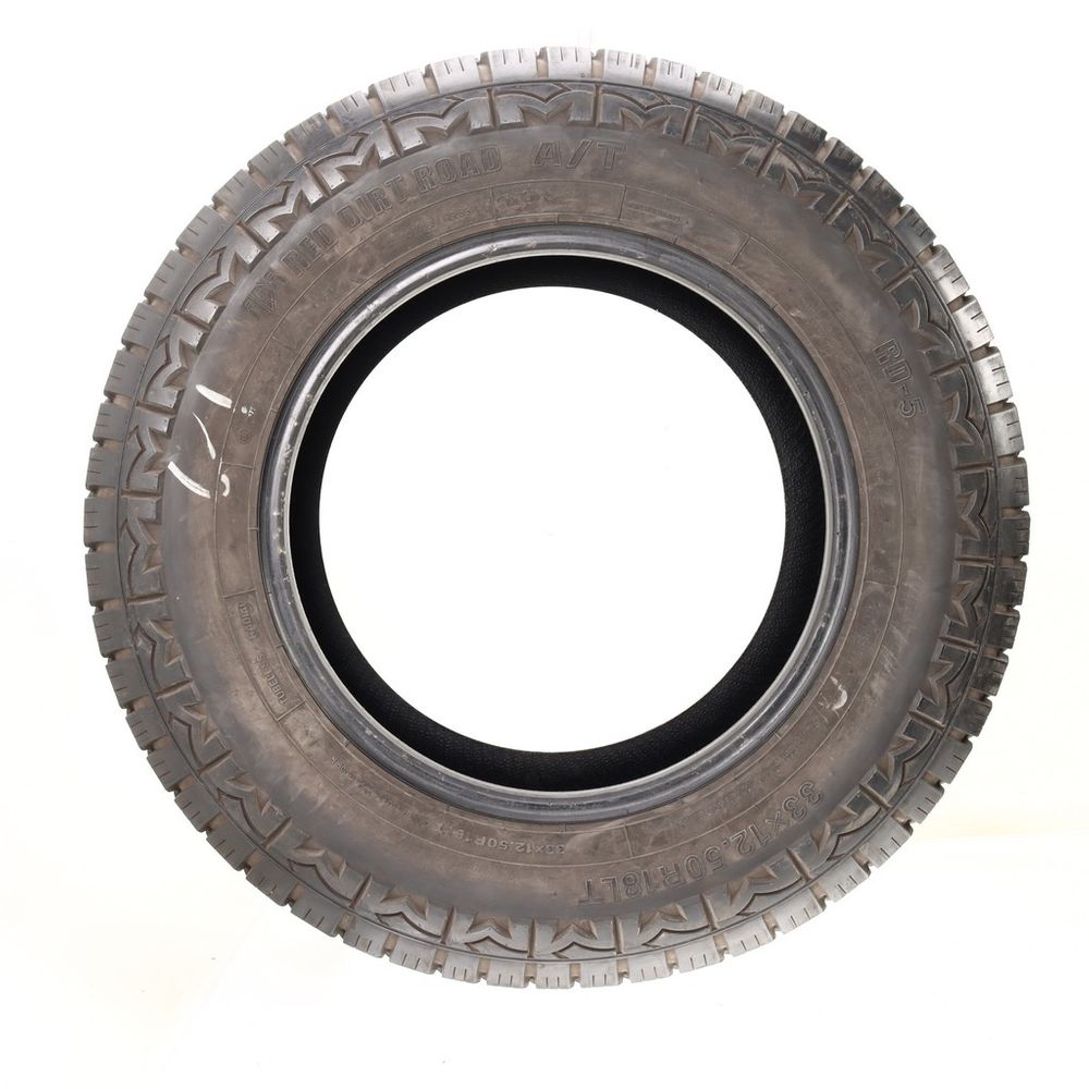 Used LT 33X12.5R18 RDR Red Dirt Road RD-5 A/T 118Q E - 12/32 - Image 3