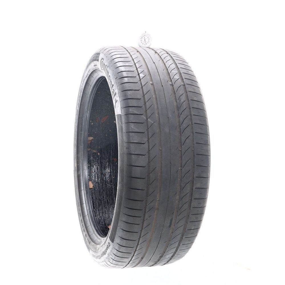 Used 285/40R22 Continental ContiSportContact 5 ContiSeal 110Y - 6.5/32 - Image 1