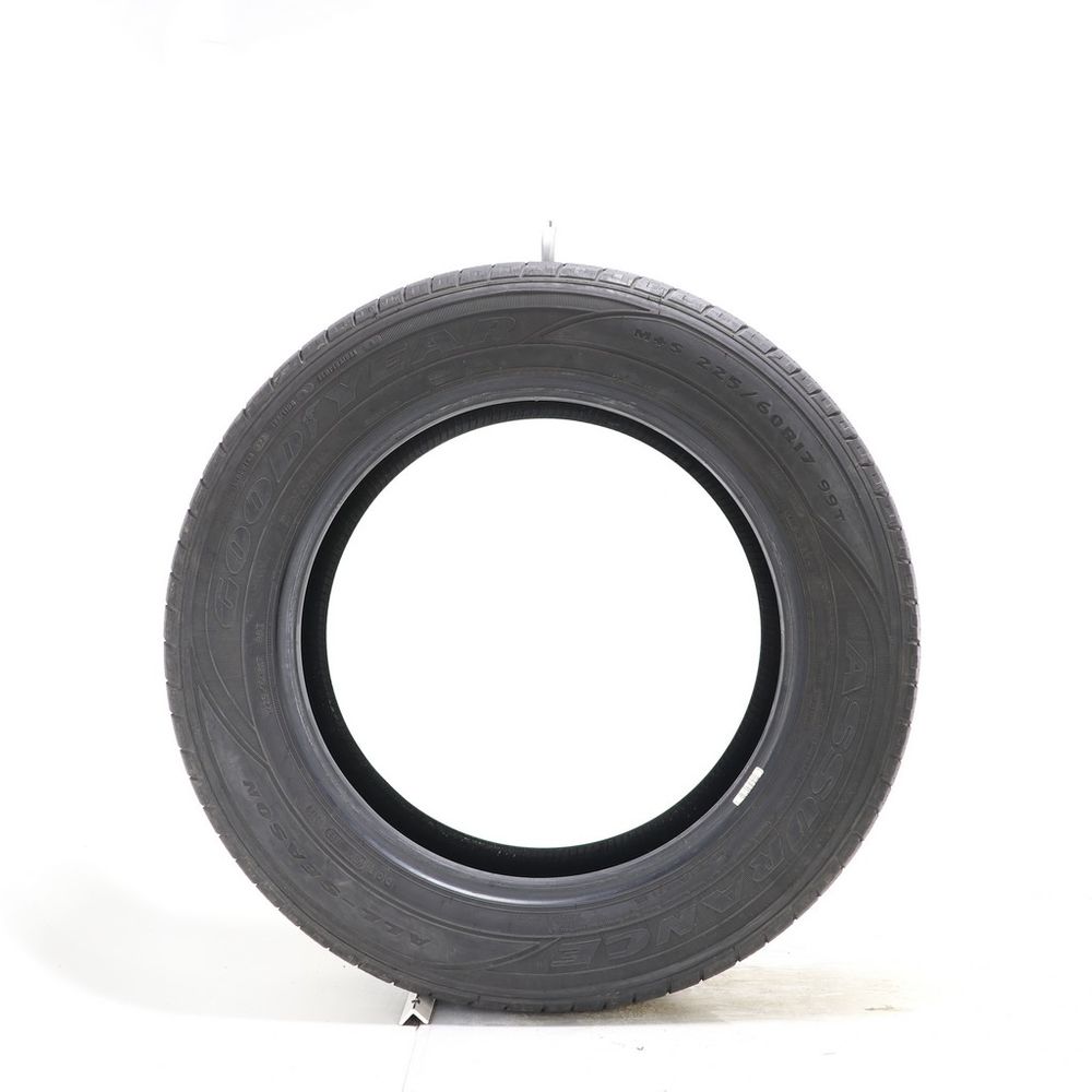 Set of (2) Used 225/60R17 Goodyear Assurance All-Season 99T - 4.5/32 - Image 3