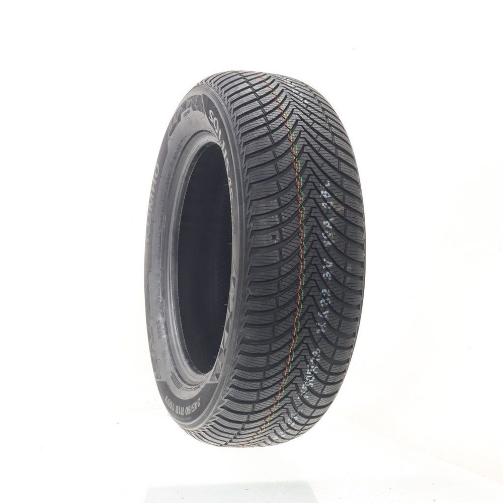 Set of (2) New 245/60R18 Kumho Solus 4S HA32 SUV 109V - Image 1