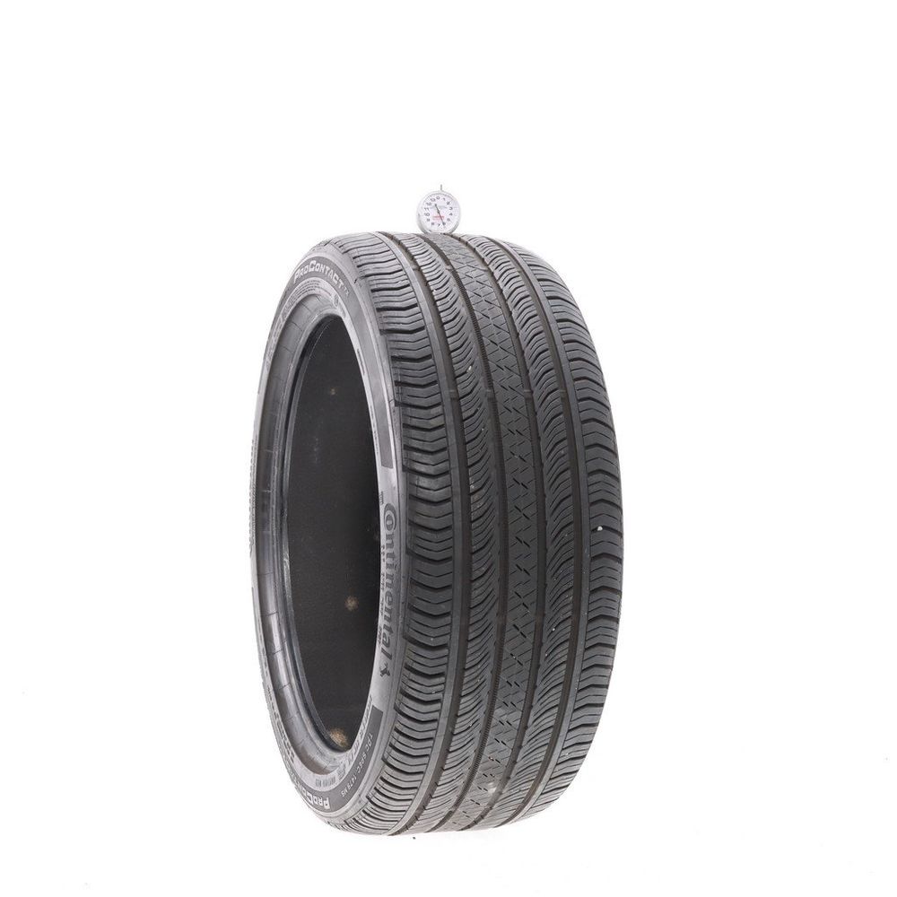 Set of (2) Used 245/40R19 Continental ProContact TX 94W - 6-7/32 - Image 1
