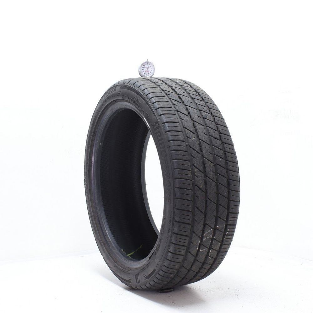 Set of (2) Used 215/45R18 Bridgestone Potenza RE980AS 93W - 8-9/32 - Image 1