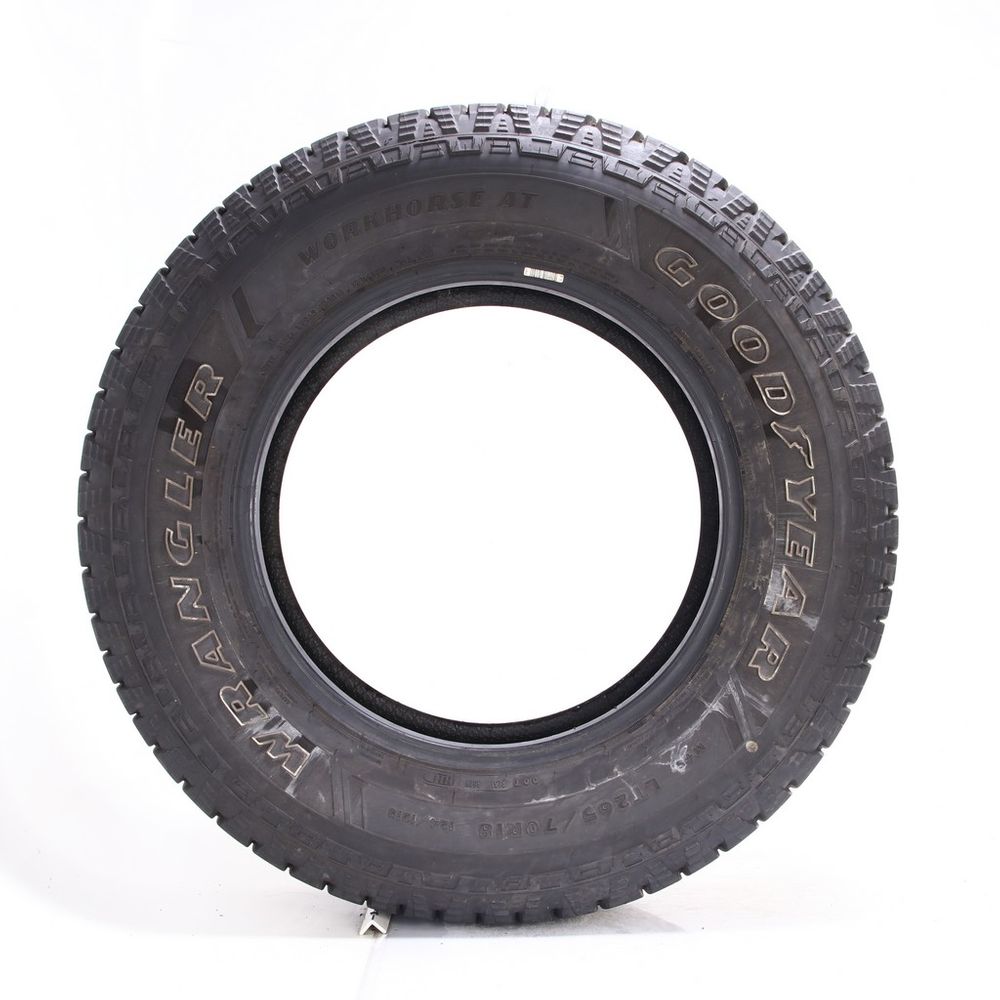 Set of (2) Used LT 265/70R18 Goodyear Wrangler Workhorse AT 124/121S E - 11.5-12.5/32 - Image 3