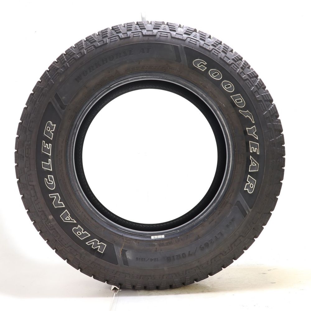 Set of (2) Used LT 265/70R18 Goodyear Wrangler Workhorse AT 124/121S E - 11.5-12.5/32 - Image 6