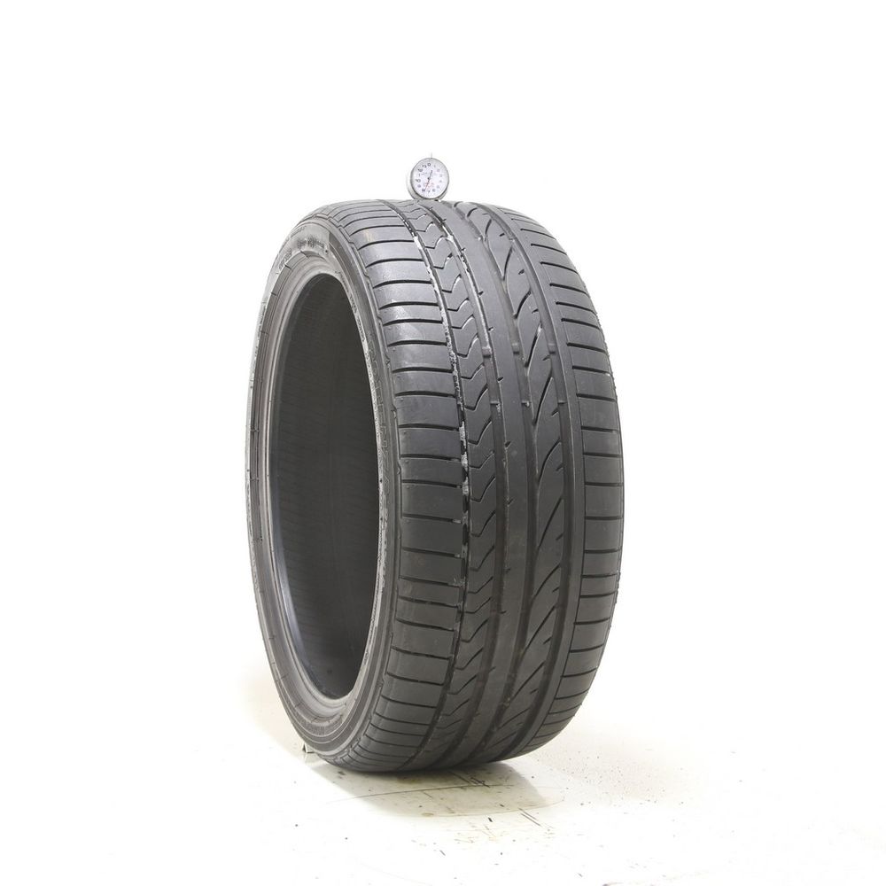 Set of (2) Used 255/35ZR19 Bridgestone Potenza RE050A MO 96Y - 7.5-8.5/32 - Image 1