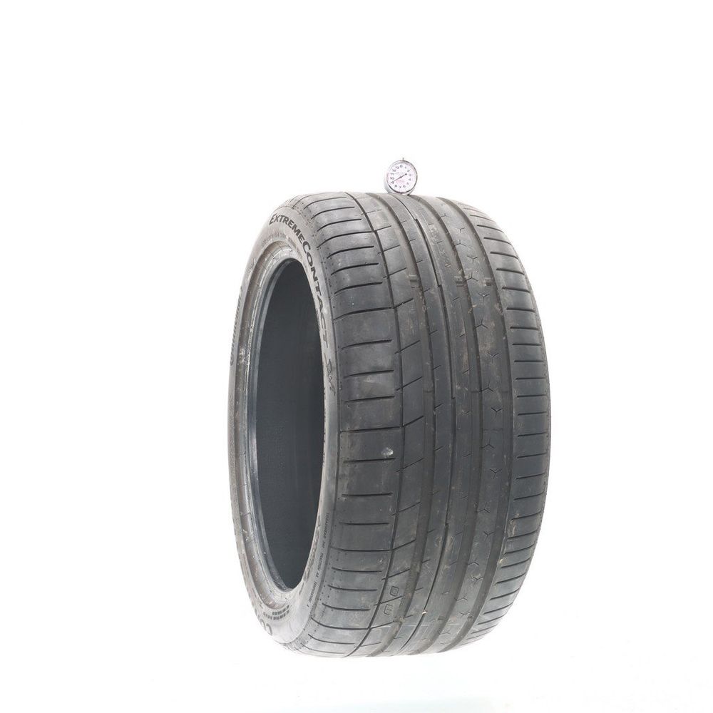 Set of (2) Used 295/35ZR19 Continental ExtremeContact Sport 104Y - 9/32 - Image 1