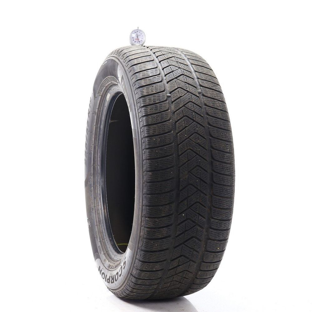 Used 255/55R19 Pirelli Scorpion Winter AO 111H - 6.5/32 - Image 1