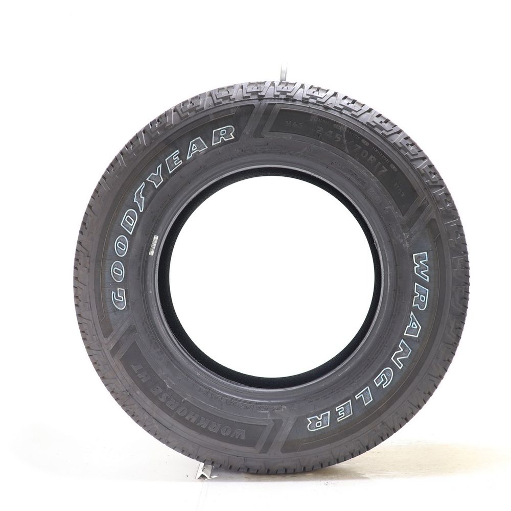 Set of (2) Used 245/70R17 Goodyear Wrangler Workhorse HT 110T - 10-11.5/32 - Image 6