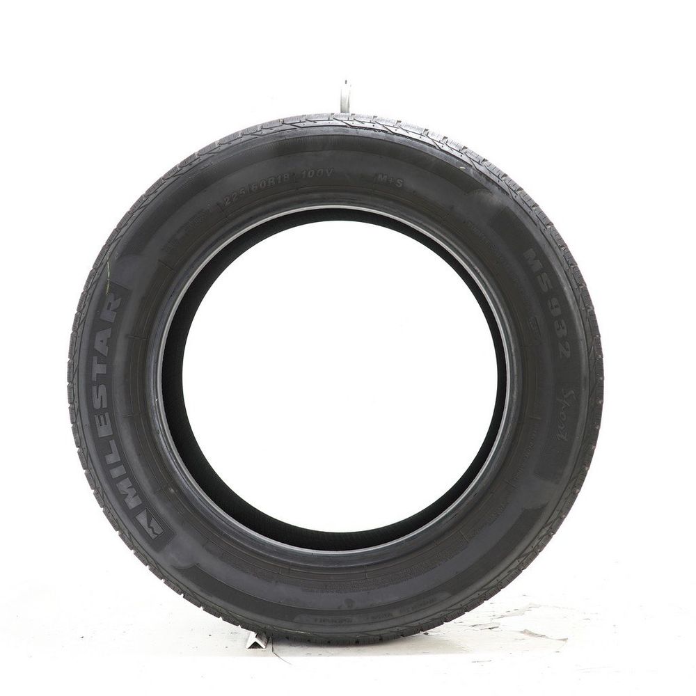 Set of (4) Used 225/60R18 Milestar MS932 Sport 100V - 5-6.5/32 - Image 3