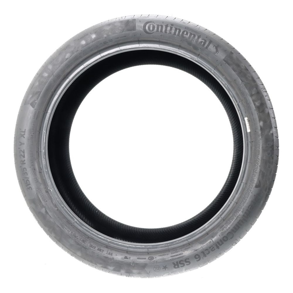 Set of (2) Used 315/35R22 Continental PremiumContact 6 SSR 111Y - 6-7.5/32 - Image 6