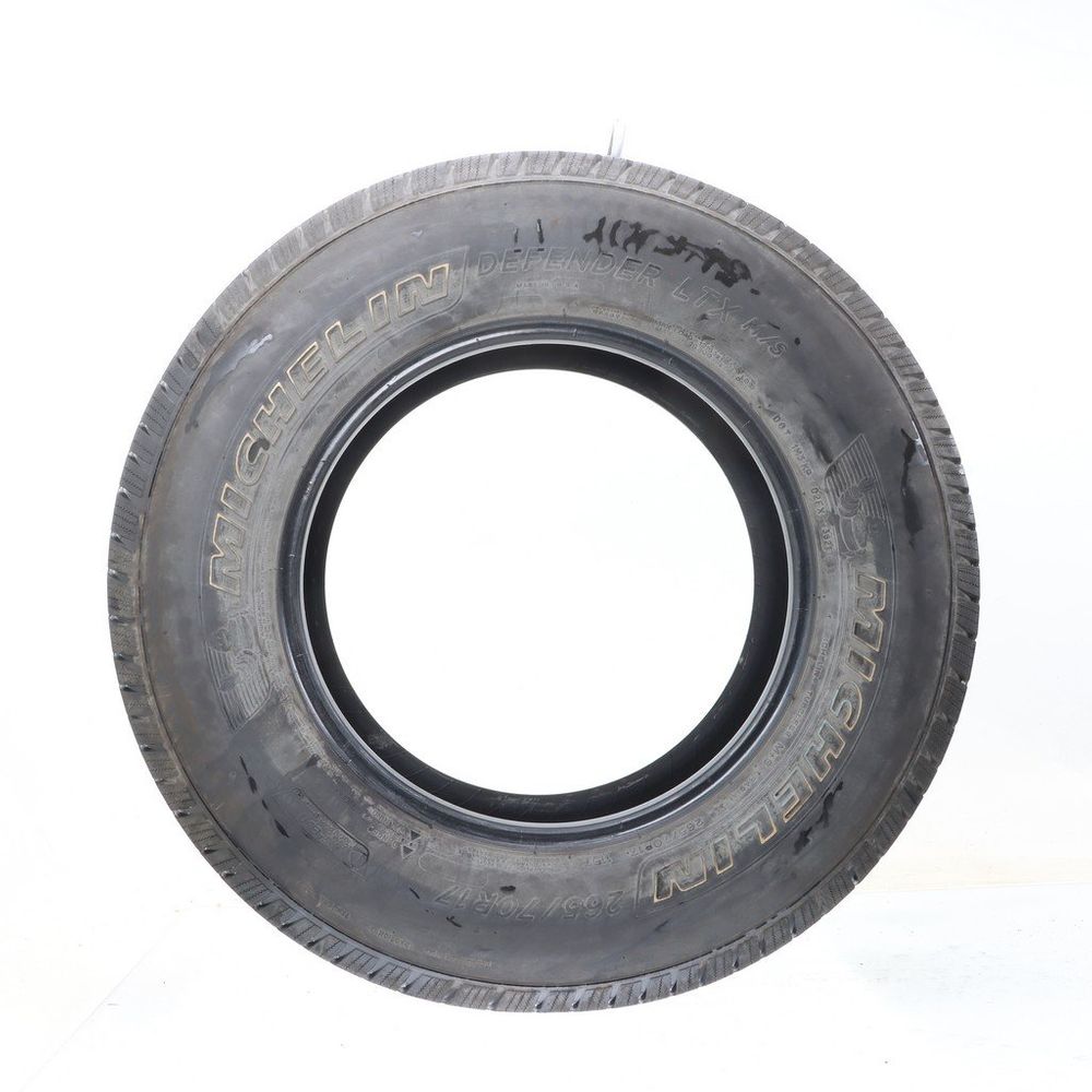 Set of (2) Used 265/70R17 Michelin Defender LTX M/S 115T - 8-8.5/32 - Image 3