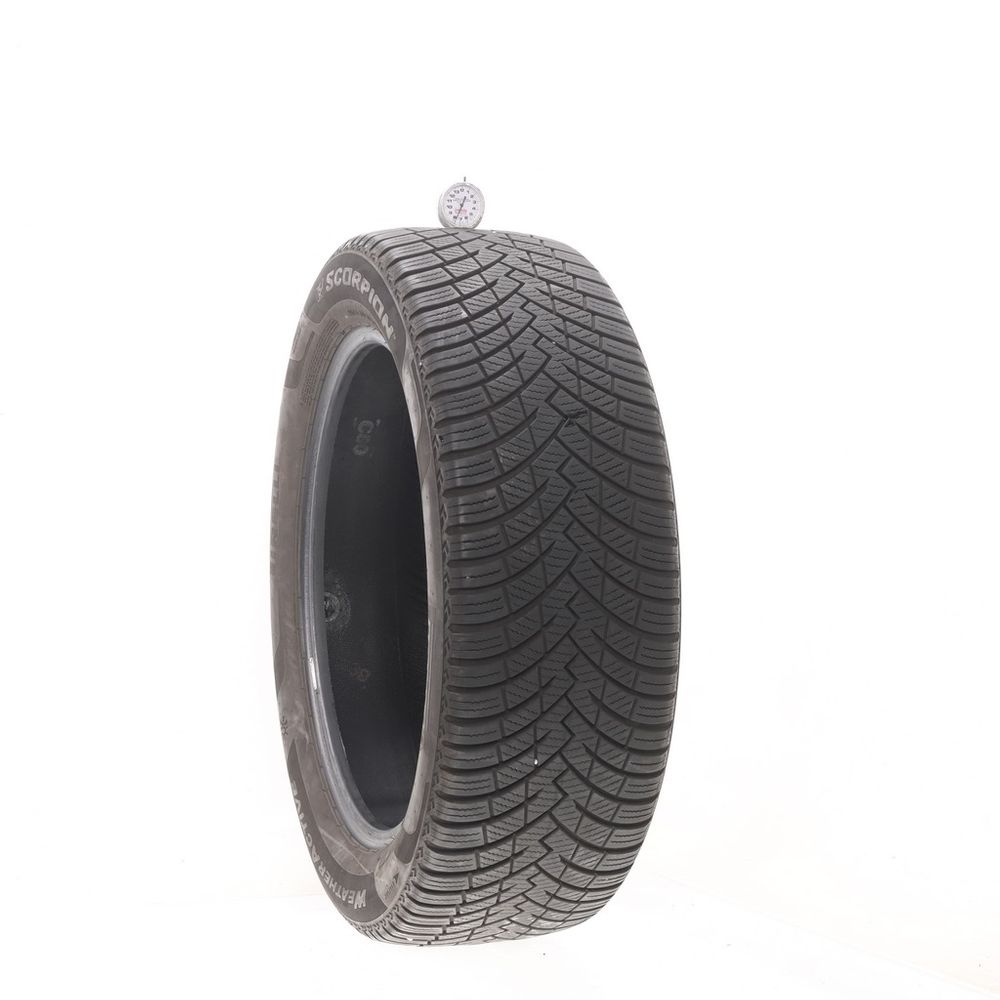 Set of (2) Used 235/55R20 Pirelli Scorpion Weather Active 102W - 7.5-9/32 - Image 1