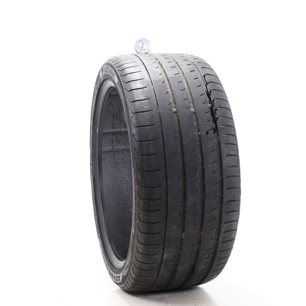 Set of (2) Used 295/35R21 Yokohama Advan Sport N-2 V105 SUV 107Y - 6.5-7.5/32 - Image 4
