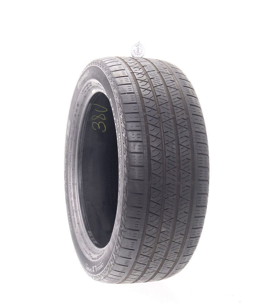 Set of (2) Used 285/45R21 Continental CrossContact LX Sport SSR 113H - 7-8/32 - Image 1