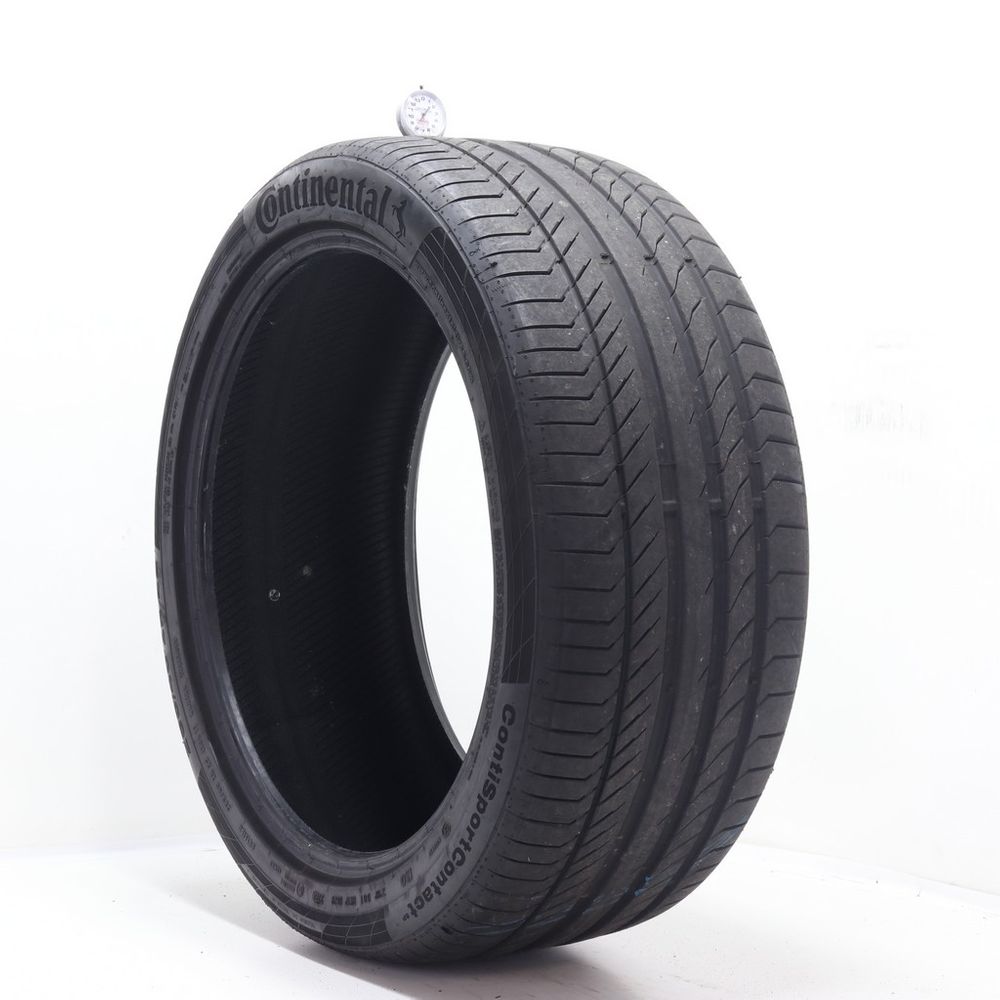 Set of (2) Used 285/40ZR22 Continental ContiSportContact 5P MO 106Y - 7-8/32 - Image 4