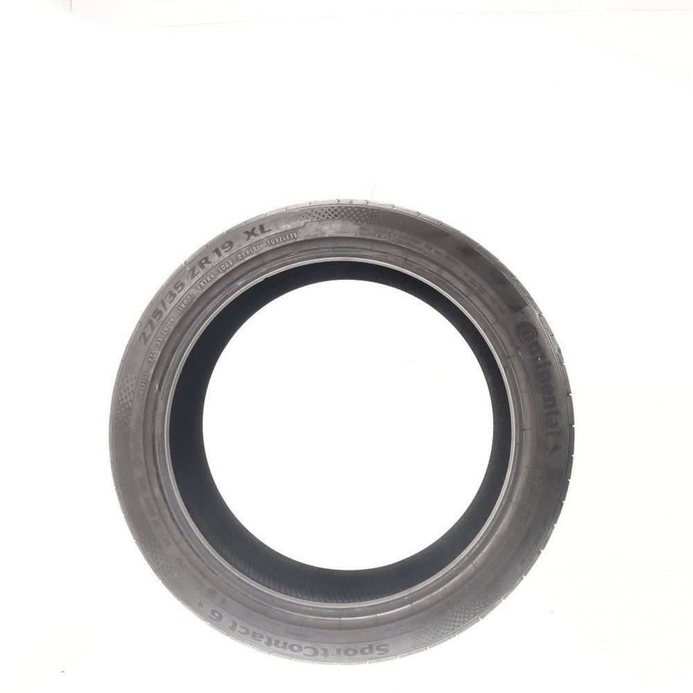 Set of (2) Used 275/35ZR19 Continental SportContact 6 100Y - 5-6.5/32 - Image 3