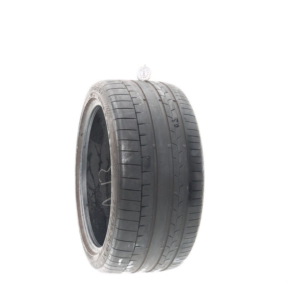 Set of (2) Used 275/35ZR19 Continental SportContact 6 100Y - 5-6.5/32 - Image 4