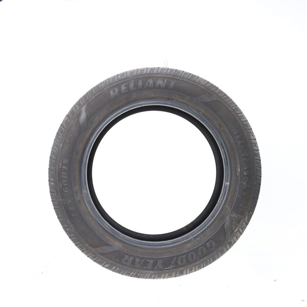 Set of (4) Used 225/60R18 Goodyear Reliant All-season 100V - 7/32 - Image 3