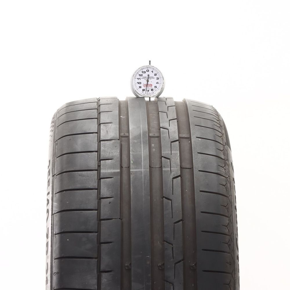 Set of (2) Used 255/40ZR21 Continental SportContact 6 R01 102Y - 7.5/32 - Image 2