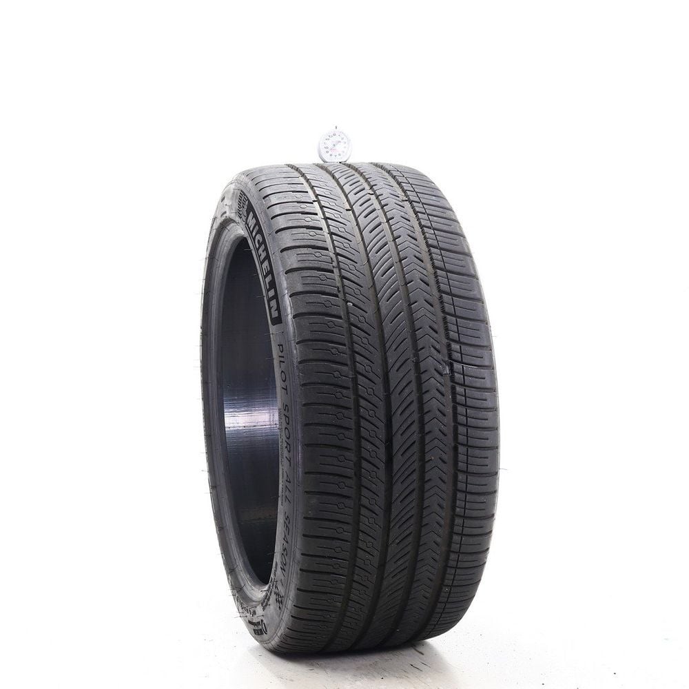 Set of (2) Used 275/40ZR20 Michelin Pilot Sport All Season 4 106Y - 9-9.5/32 - Image 1