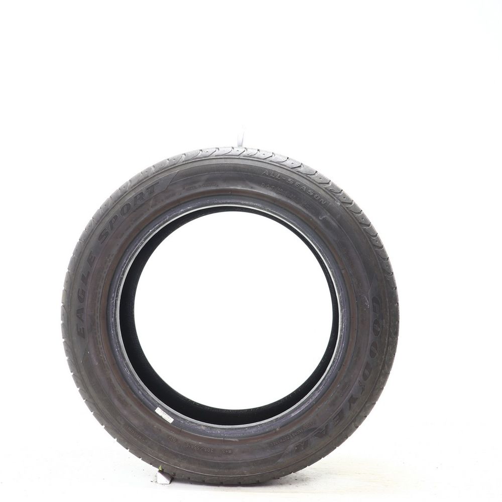 Set of (2) Used 205/55R16 Goodyear Eagle Sport AS 91V - 7.5-8.5/32 - Image 3