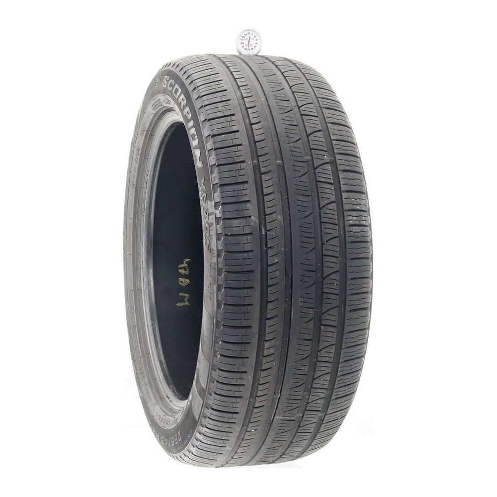 Set of (4) Used 285/45R20 Pirelli Scorpion Verde Run Flat AOE1 112H - 7-8/32 - Image 1