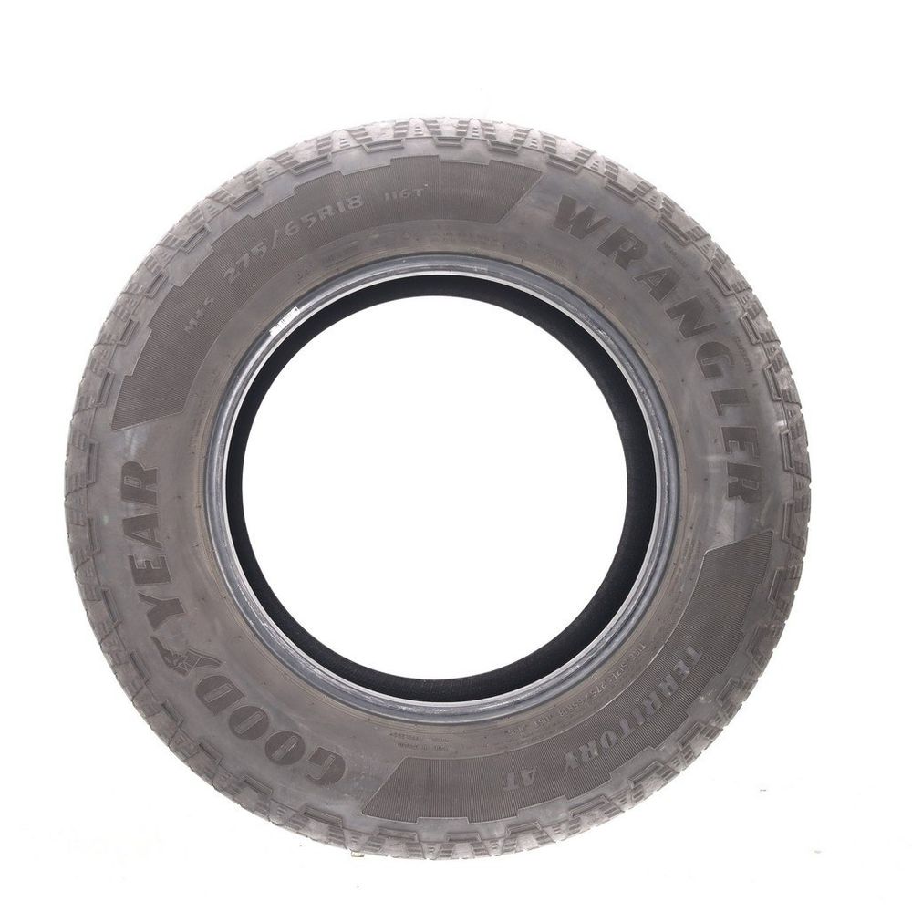 Set of (4) Used 275/65R18 Goodyear Wrangler Territory AT 116T - 7/32 - Image 3