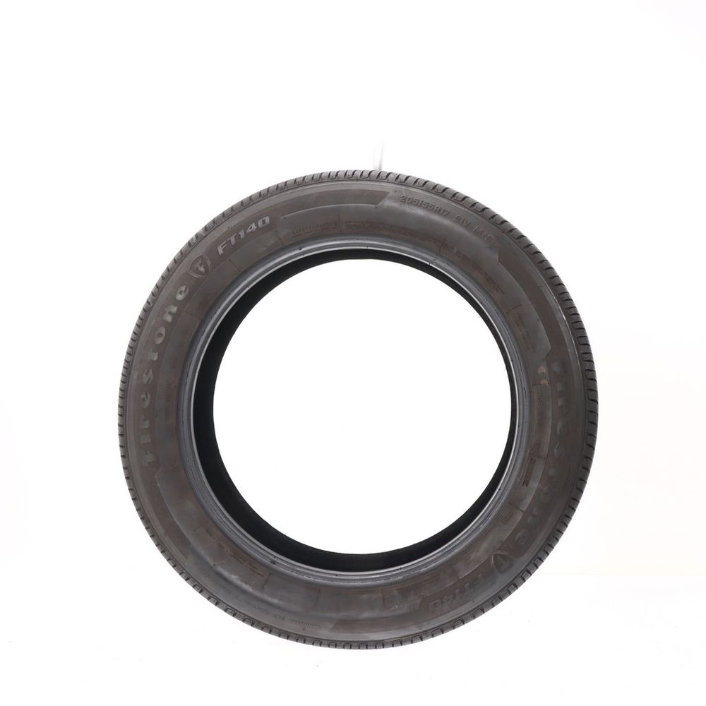 Set of (2) Used 205/55R17 Firestone FT140 91V - 8/32 - Image 3