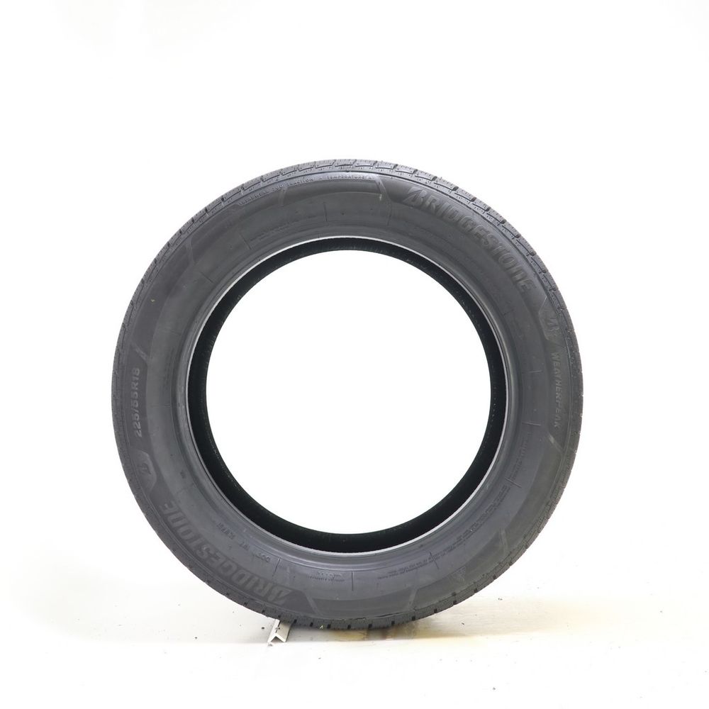 Set of (4) Driven Once 225/55R18 Bridgestone WeatherPeak 98V - 10/32 - Image 3